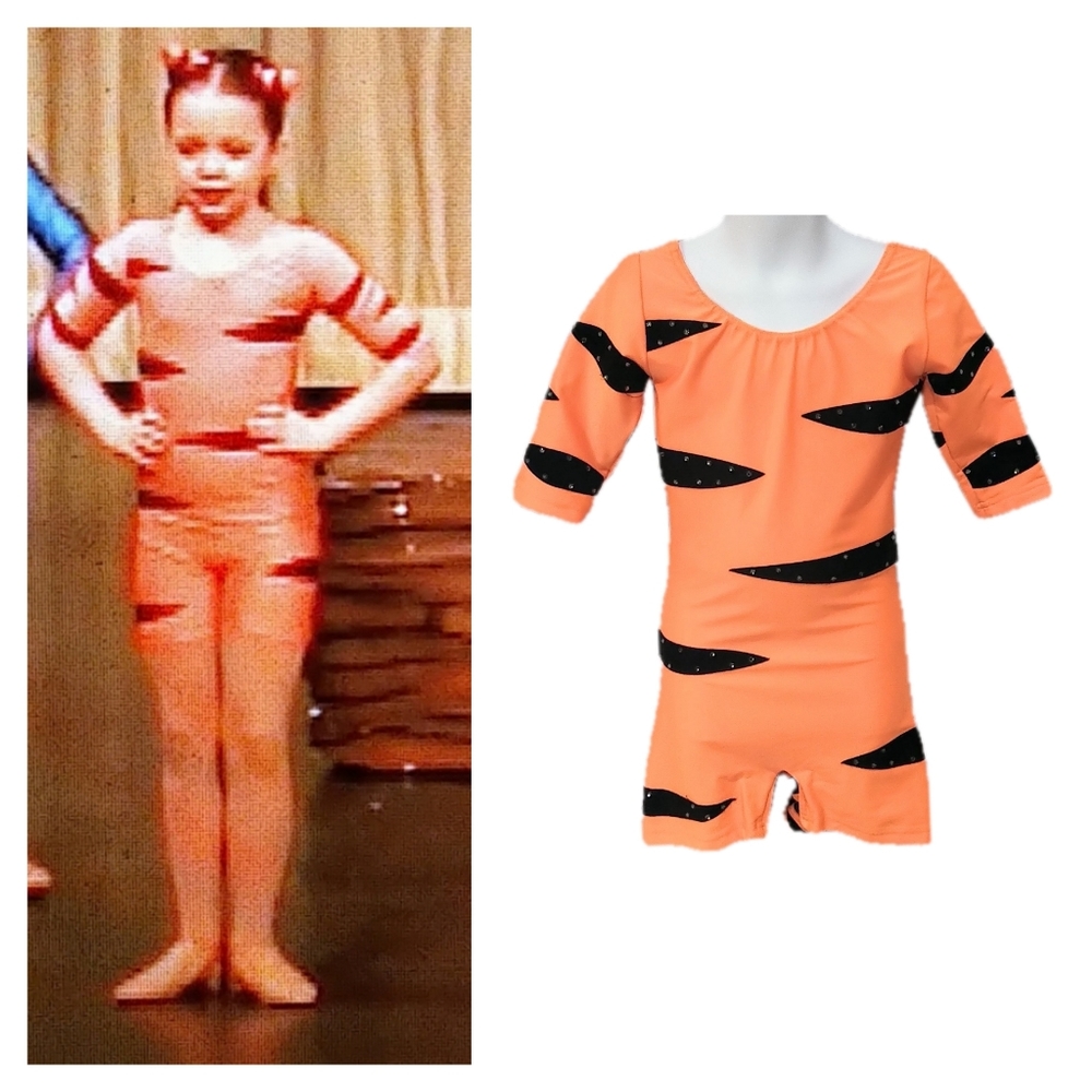 Custom Tigger Acro / Dance Theatre Costume - Child Intermediate